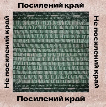 Сетка Клевер для затенения 80% 1,5м х 25 м защитная