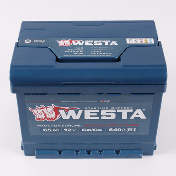 Автомобільний акумулятор WESTA Premium (+/-) 12V 65Ah (640A) Euro (AKBLU11749)
