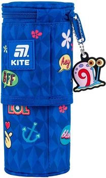 Пенал шкільний Kite SpongeBob SquarePants 19х8х8 см Синій (SB25-684)