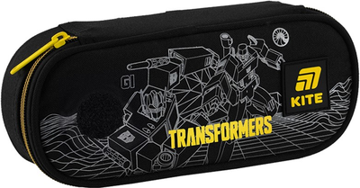 Пенал шкільний Kite Transformers Generations 22x8.5x4.5 см Чорний (TF25-599)