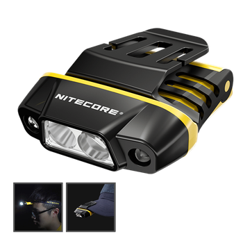 Ліхтар на кепку з універсальним кріпленням Nitecore NU11 (Датчик руху)