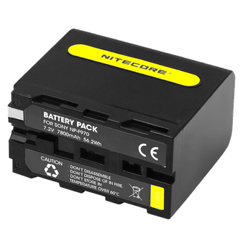 Акумулятор Li-Ion (7800mAh) Nitecore NP-F970 для камер Sony NEX-FS700, NEX-FS100J, PXW-Z100