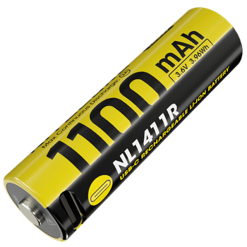 Акумулятор Nitecore NL1411R (1100mAh, USB-C)