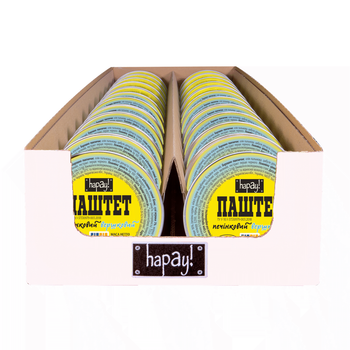 Паштет Hapay печінковий вершковий 2400 г (24х100 г)