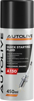 Быстрый старт для запуска диз. и бенз. двиг. (Autolive) Quick Starting Fluid 450мл. (Ефир) A130
