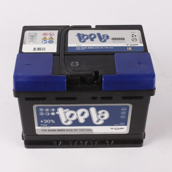 Автомобільний акумулятор TOPLA Top (-/+) 12V 62Ah (600A) Euro TT62 (AKBLI10178)