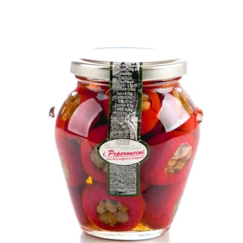 Перець чері Satos I Peperoncini con Acciughe e Capperi з анчоусами та каперсами 280 г