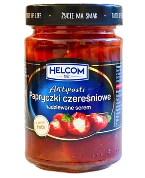 Перец Helcom Papryka czerwona фаршированный фетой 260 г