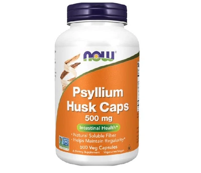 Псиллиум Now Foods Psyllium Husk Caps 500 mg 500 капсул 2023-10-3282