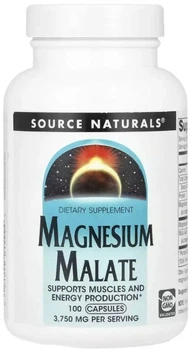 Магній малат Source Naturals Magnesium Malate 625mg 100 капсул