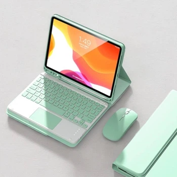 Чохол-клавіатура CaseFashion в комплекті з мишкою для iPad 11 (A16) (2025) Mint