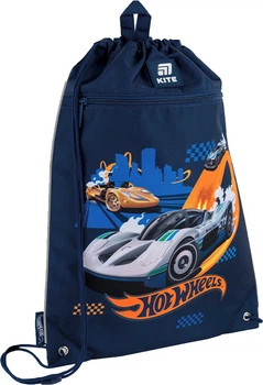 Сумка для обуви Kite Hot Wheels 46x33 см Синяя (HW25-601M-3)