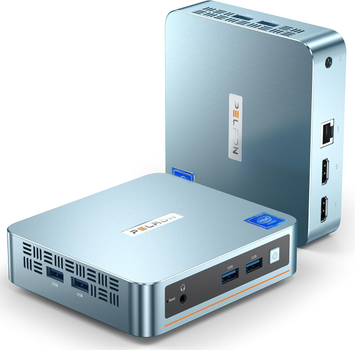 Мини ПК PELADN WI-4 / Intel Celeron Processor N5095 / RAM 8GB / SSD 256GB / 2 x HDMI / LAN / Wi-Fi 5 / Bluetooth 4.2 / Windows 11 / Blue Б/В