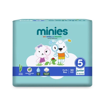 Підгузки Minies Baby Junior 5 (Розмір 11-18 кг) 32 шт