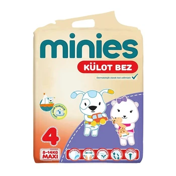 Дитячі підгузки-трусики Minies розмір 4 (8-14 кг) 30 шт