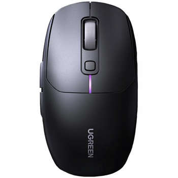 Мышка UGREEN MU103, 2.4GHz Wireless+Bluetooth, 5000 DPI, 6 кнопок, черный