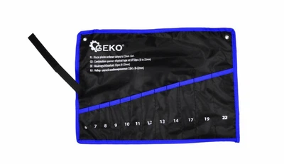 Чехол для ключей, 12 шт. 6-22 мм Geko (G11250)