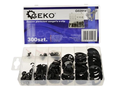 Комплект стопорных колец 300 шт Geko (G02914)