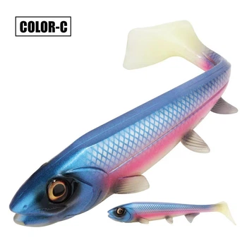 Велика силіконова приманка Spinpoler BOMBSHAD, 18см/53гр, Color C (1 шт/уп)