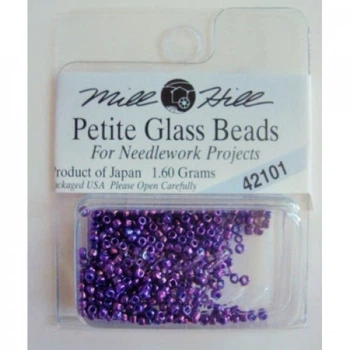 Бісер для вишивки Mill Hill Glass Seed Petite Beads Фіолетовий (42101)