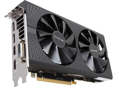 Видеокарта Sapphire Pulse Radeon RX 570 4GB GDDR5 (256bit) (1244/7000) (RX570 4GD5) Refurbished