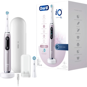 Электрическая зубная щетка Oral-B iO 9N Розовая + Brush Head + TC (4210201408390)