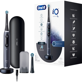 Электрическая зубная щетка Oral-B iO 9N Черная + Brush Head + TC (4210201408666)