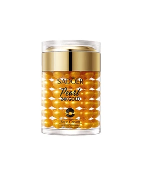 Капсульний крем із золотом та перлами Sadoer Pearl 24K Gold Moisturize Face Cream