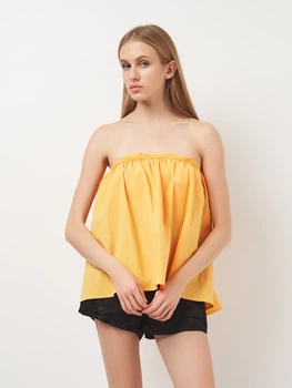 Футболка жіноча Zara 7563/506 L Жовта (07563050615042)