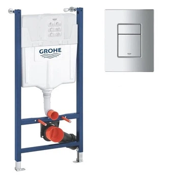 Инсталляция GROHE Rapid SL 2 в 1 3884966Q c панелью смыва Even 38966000