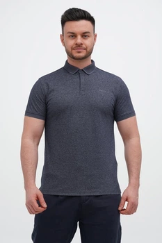 Футболка однотонна поло Trend Collection 33020 Темно-синій M