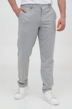 Брюки slim fit Trend Collection 4010 серый (GREY) 32