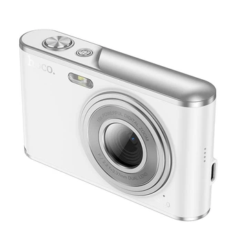 Цифровая фото-видео камера HOCO DV203 48 Мп 4K Ultra HD 2.8" IPS White (17385)