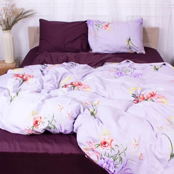 Комплект постельного белья MirSon Сатин 22-1249-1 Wild flower 175х210 (2200004107561)