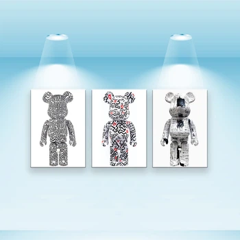 Набор постеров Bearbrick (PS-015) 3 шт в наборе