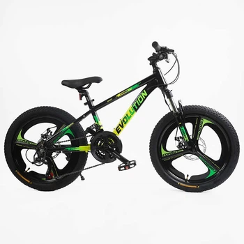 Детский спортивный велосипед Corso Evolution EV-438 Shimano 20" Черно-желтый (171454)