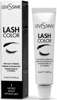 Краска для бровей и ресниц LeviSsime №1 Black Черный 15мл