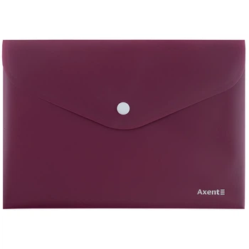 Папка на кнопке Axent Earth colors 1522-31-A, А5, бордо