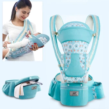 Хипсит, Эрго-рюкзак, кенгуру переноска Baby Carrier 6 в 1 Мятный (n-1368)