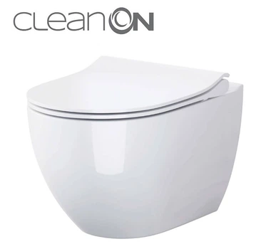 Подвесной унитаз Cersanit Zen CleanOnE с сиденьем Slim S701-428