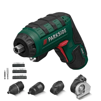 Аккумуляторная отвертка, шуруповерт Parkside PAS D5 4в1 (4 V, 1500 mAh, 10 Nm)
