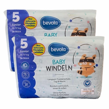 Подгузники Bevola Baby 5 Junior 11-17 кг 72 шт