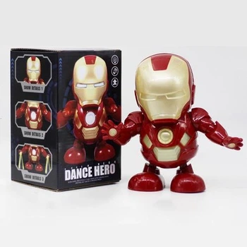 Танцующая музыкальная игрушка ночник Железный человек Iron Man