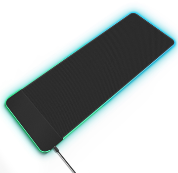 Игровая поверхность CHOETECH T543-F RGB Illuminated 15W Wireless Charging Mouse Pad Black