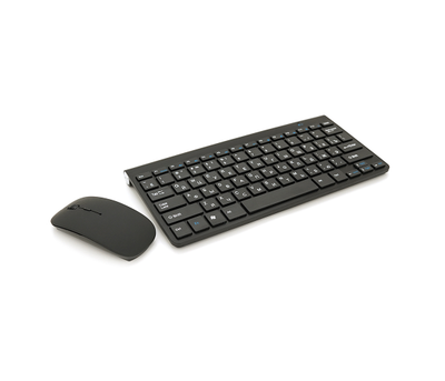Комплект бездротовий KM908 (KB+Mouse), (Eng - Pyc), 2.4G, 78 клавіш, Black, Box