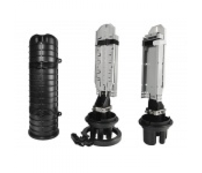 Муфта оптична Crosver FOSC-TB400 - 24-1-24 тупикового типу, герметична, 5 вводів, 4 касети, до 48 сварок