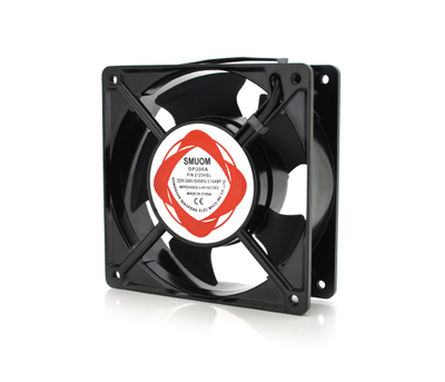 Кулер для охолодження серверних БП SMUOM 12038 DC sleeve fan під пайку - 120*120*38мм, 220V, 2600об - хв, Q40