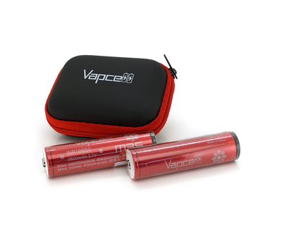 Акумулятор 18650 Li-Ion Vapcell INR18650 M35 Protected, 3500mAh, 10A, 4.2 – 3.6 – 2.5V, ціна за шт, Red