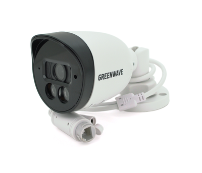 4MP Starlig Циліндрична камера з мікрофоном GW IPC17B4MP25 2.8mm POE ІЧ-підсвічування