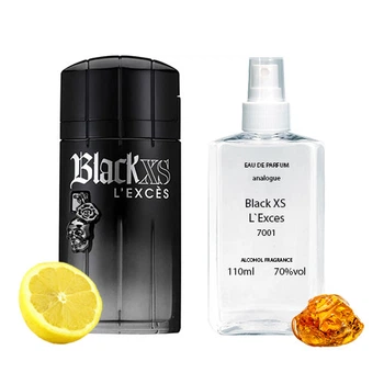 Парфюмерная вода для мужчин Black XS L`Exces (аналог Paco Rabanne) 110 ml №196
